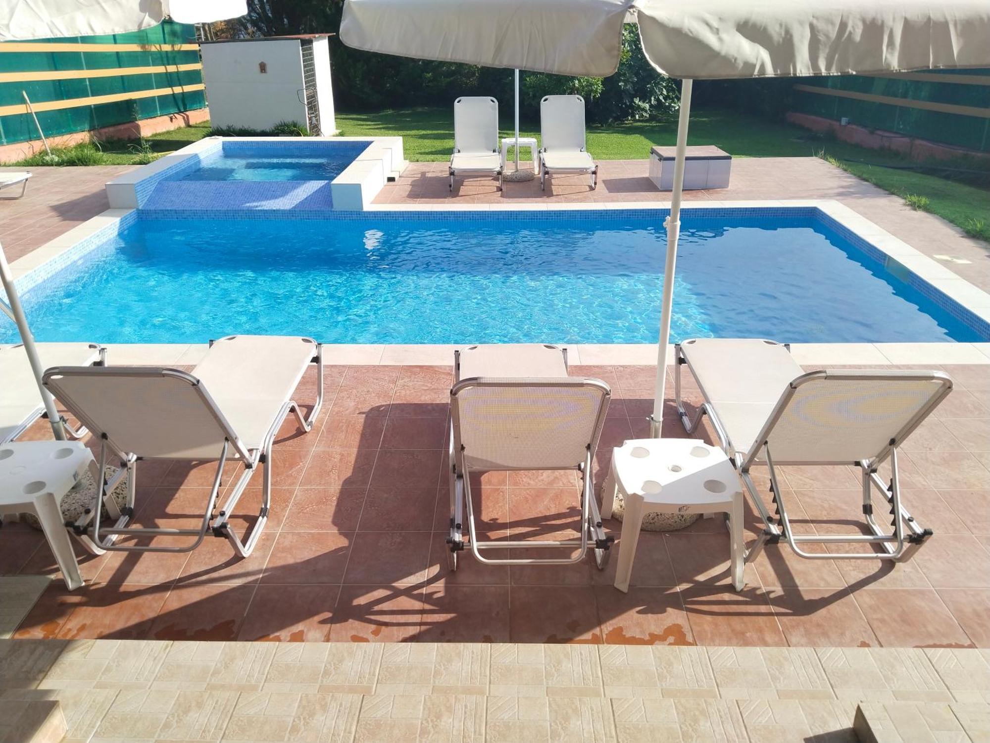 Maria Lemoni Swimming Pool Apartment Nea Skioni Ruang foto